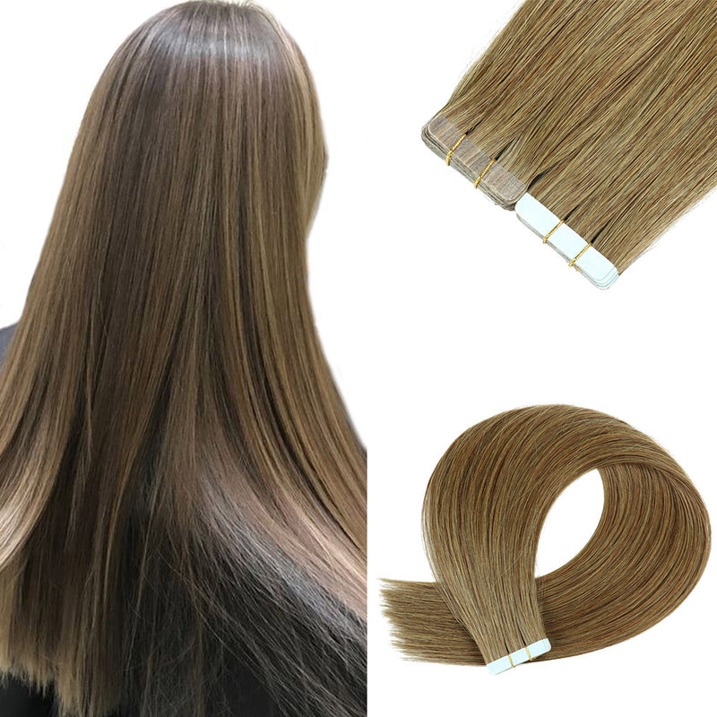 Load image into Gallery viewer, Double-sided Adhesive Hair Extension Piece PU Hair Wig
