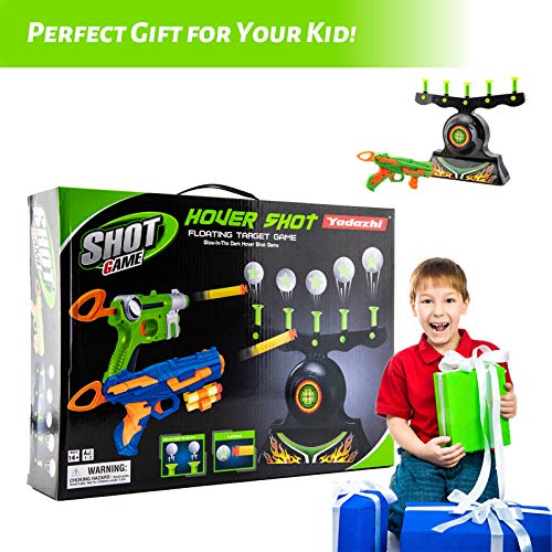 Load image into Gallery viewer, Shooting Targets For Guns Shooting Game Glow In The Dark Floating Ball Target Practice Toys For Kids Boys Hover Shot 1 Blaster Toy Gun 10 Soft Foam Balls 3 Darts Gift,Amazon Platform Banned
