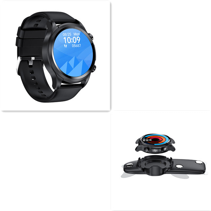 Load image into Gallery viewer, Oxygen ECG Temperature Blood Pressure Heart Rate Monitoring Laser Smart Watch
