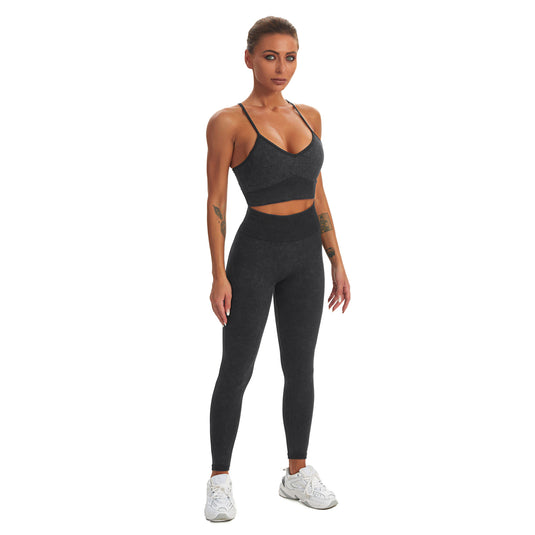 2022yoga Workout Set For Women 2 Piece Vest And Pants Suit Yoga New Style Women