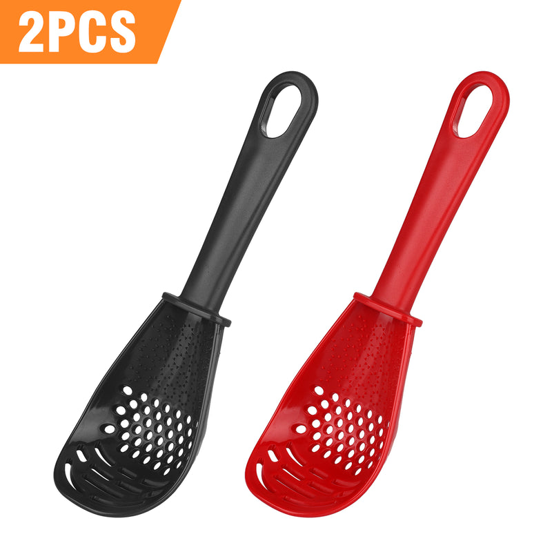Load image into Gallery viewer, 2PCS Kitchen Cooking Spoon Tool Multifunction Scoop Soup Skimmer Heat Resistant Kitchen Cooking Spoon
