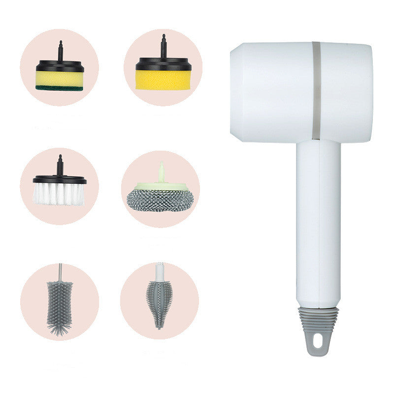 Load image into Gallery viewer, Electric Cleaning Brush Dishwashing Brush Automatic Wireless USB Rechargeable Professional Kitchen Bathtub Tile Cleaning Brushes
