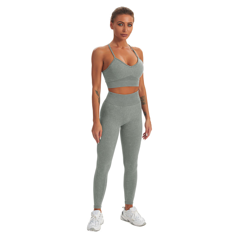 Load image into Gallery viewer, 2022yoga Workout Set For Women 2 Piece Vest And Pants Suit Yoga New Style Women
